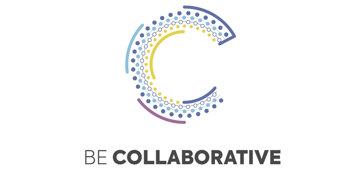 Big C and the words Be Collaborative